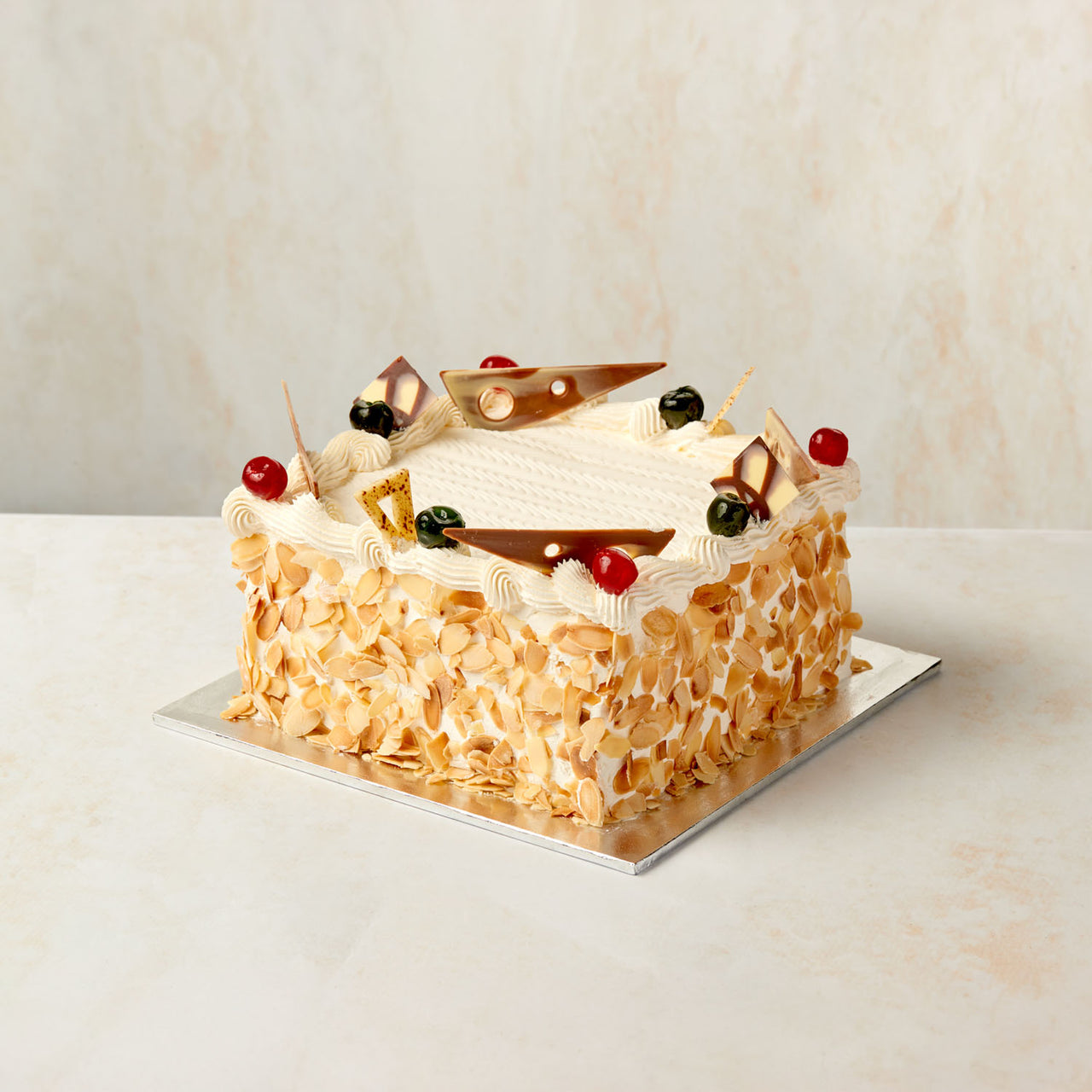 Square 8 inch Continental Cake